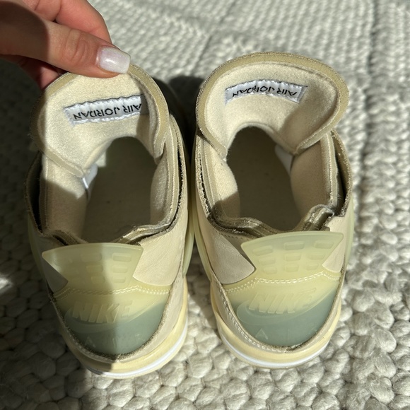 2020 Off-White x Wmns Air Jordan 4 Retro SP 'Sail' - Picture 6 of 8